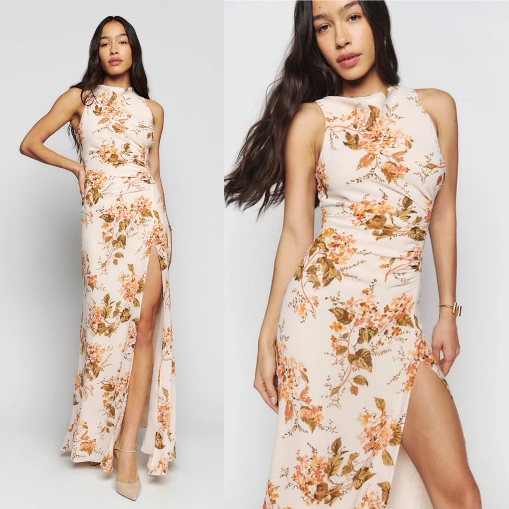 NWT Reformation Senna Maxi Dress Gown Bella Floral